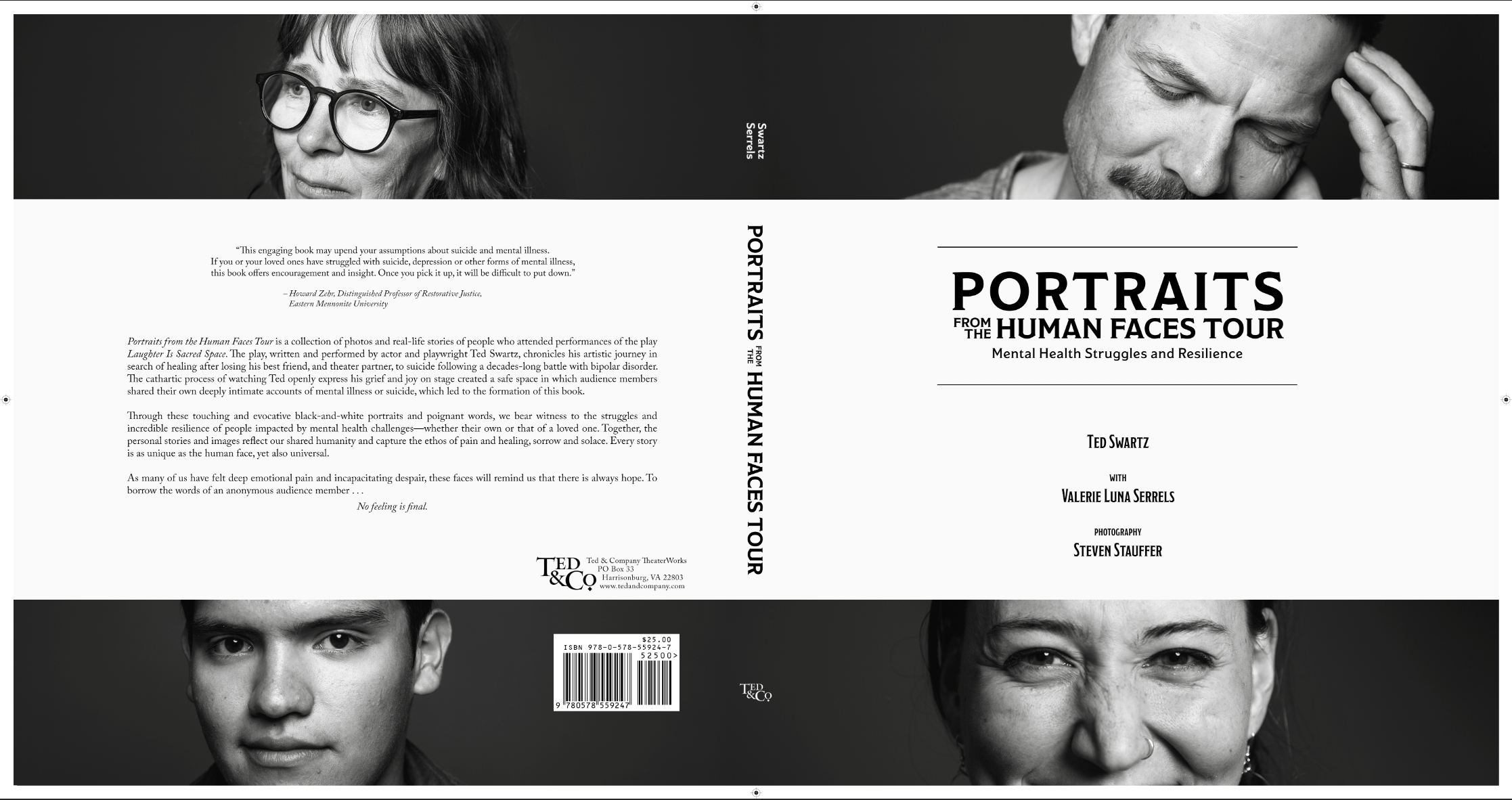 Portraits from Human Faces Tour book cover